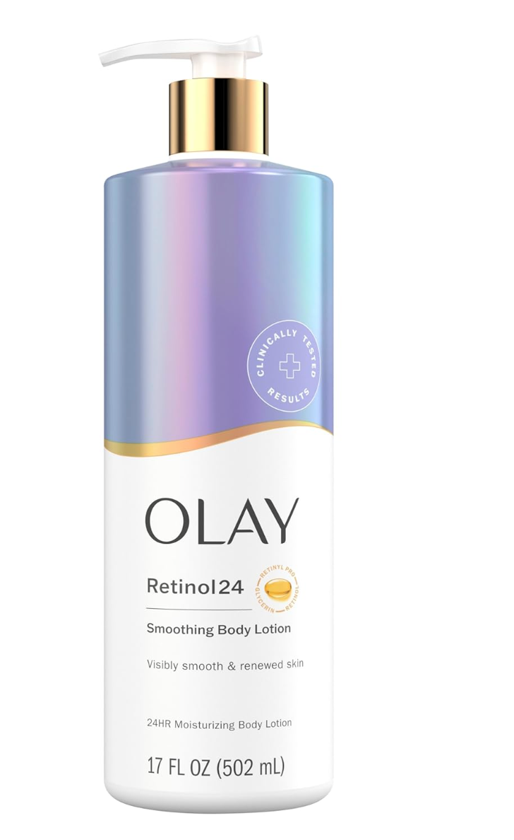 Olay Retinol Body Lotion 502ml – Smoothing & Hydrating with Vitamin B3, 24hr Moisture, Fast Absorbing, All Skin Types