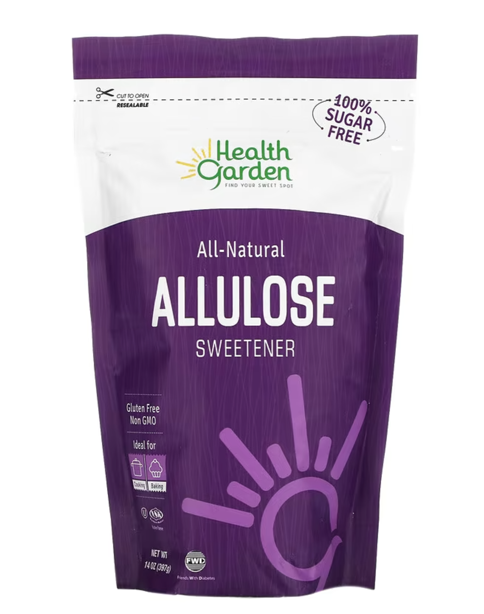 Health Garden, All-Natural Allulose Sweetener, 14 oz (397 g)