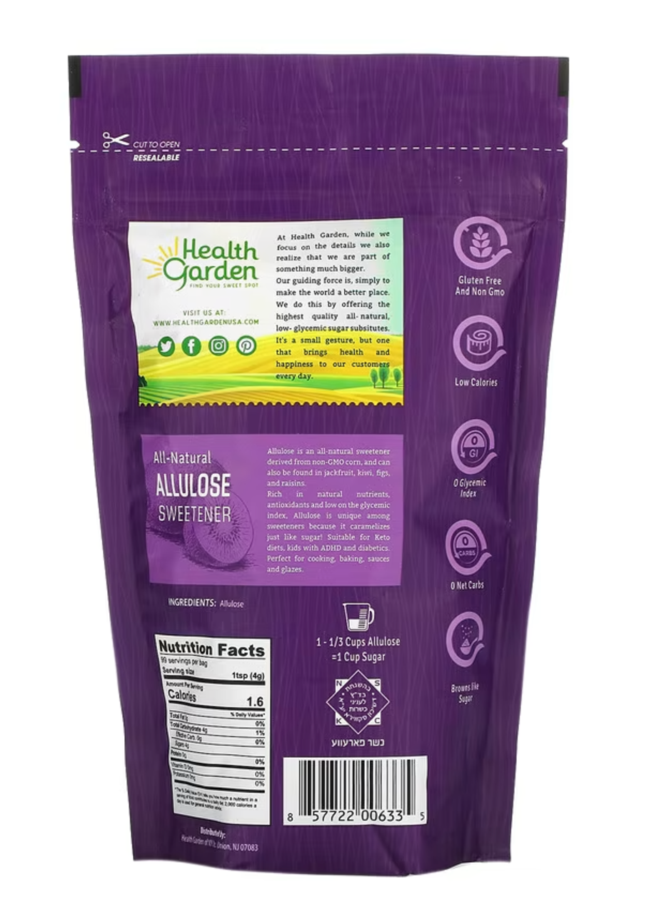 Health Garden, All-Natural Allulose Sweetener, 14 oz (397 g)