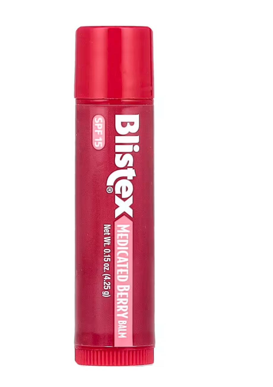 Blistex, Medicated Lip Protectant/Sunscreen, SPF 15, Berry, 0.15 oz (4.25 g)x 3 PACK