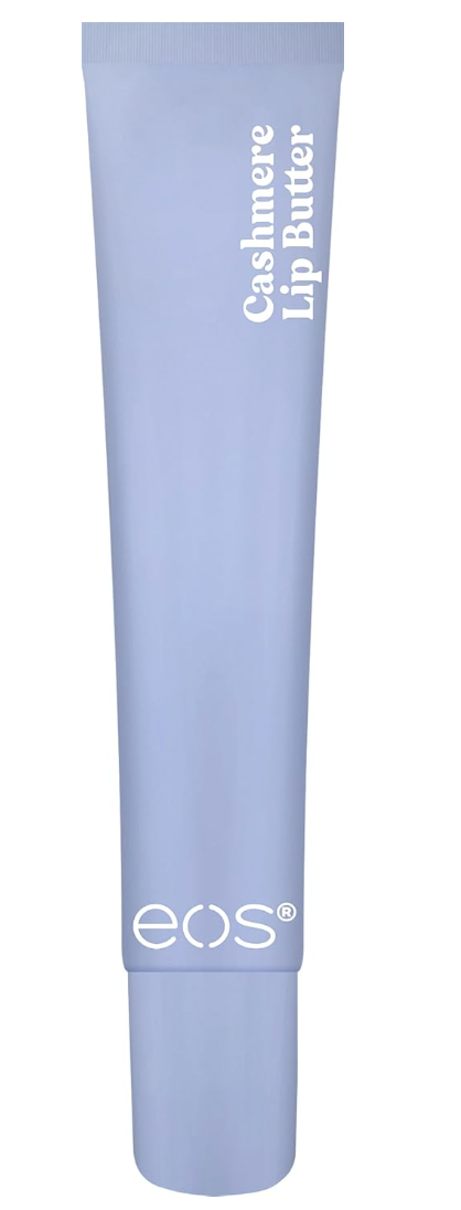 EOS Cashmere Lip Butter, Vanilla Cashmere, Plumping Peptides, 0.35 fl oz, Smooth Lips