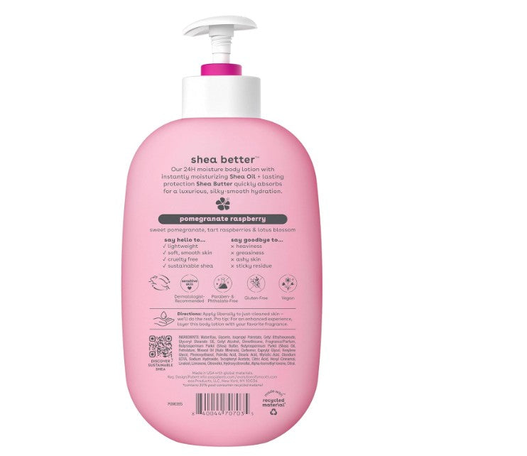 eos Shea Better Body Lotion Pomegranate Raspberry 16 fl oz