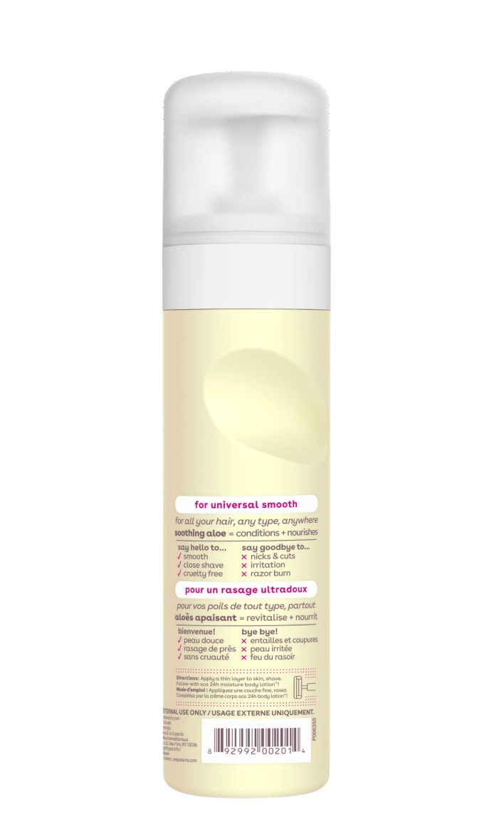 eos Shea Better Women's Shave Cream- Vanilla Bliss, Shea Butter Skin Care, Shaving Cream for Women, 7 fl oz