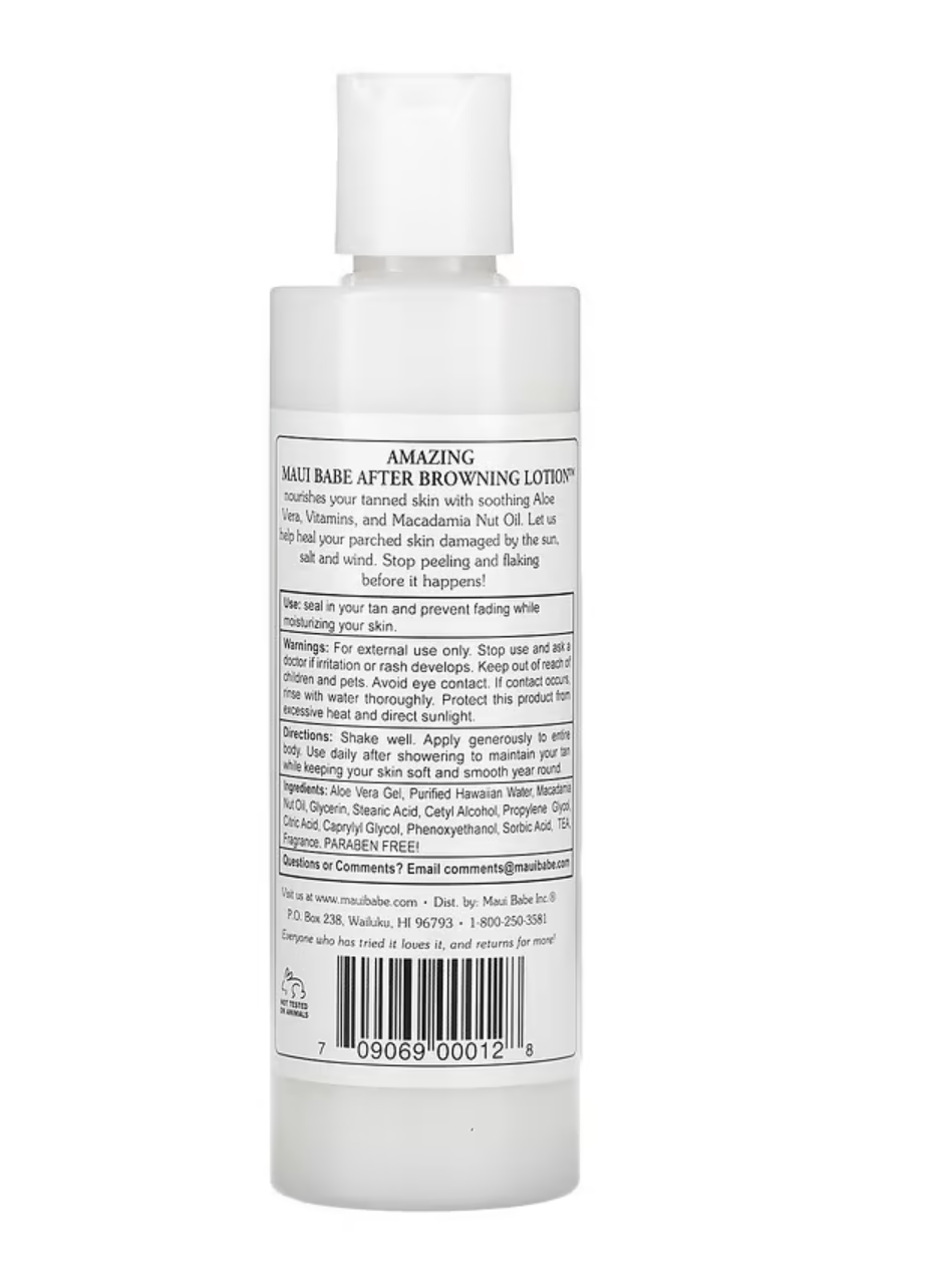 Maui Babe,After Browning Lotion,Tan Enhancer and Healer,8 fl oz (236ml)