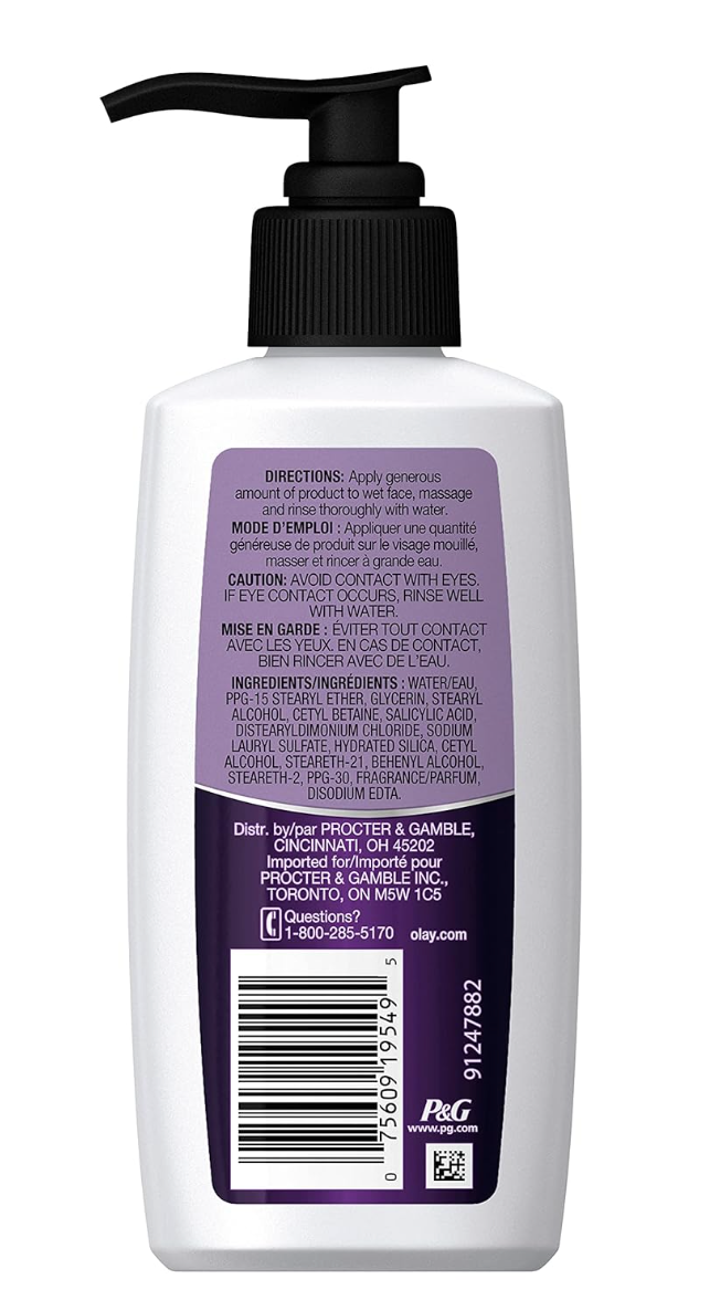 Olay Age Defying Classic Facial Cleanser 200ml Anti-Aging Cream Wash – Hydrating & Gentle