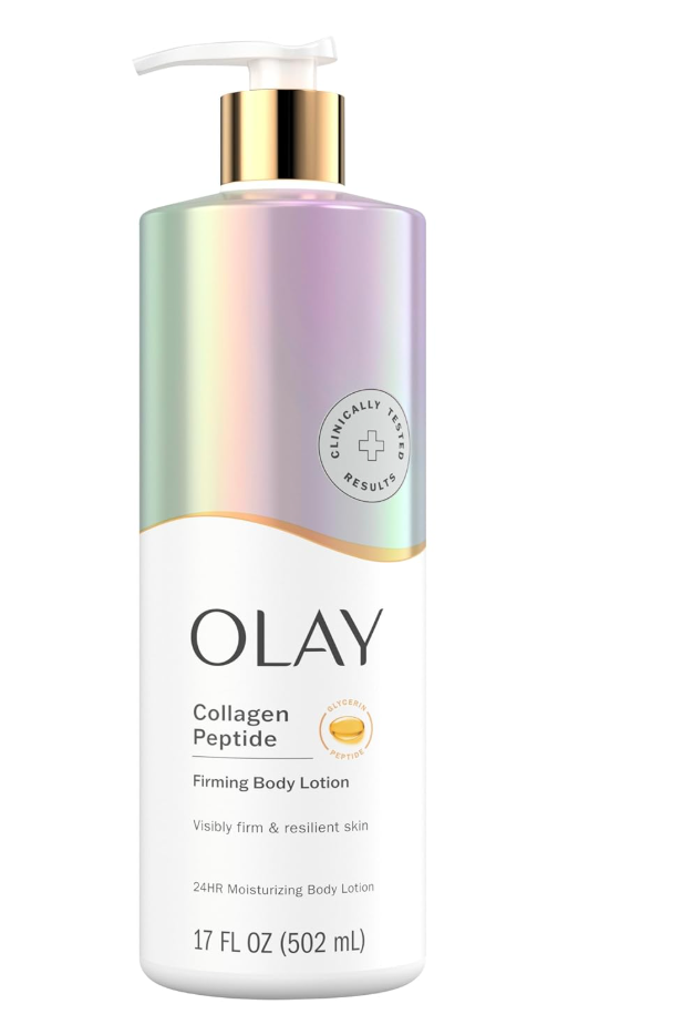 Olay Firming Body Lotion with Collagen Peptides & Vitamin B3, 24hr Hydration, 502ml
