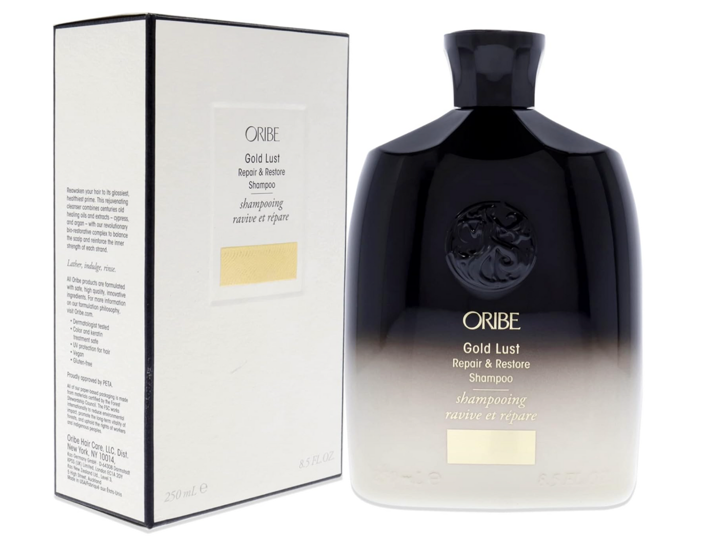 Gold Lust Repair and Restore Shampoo by Oribe for Unisex - 8.5 oz Shampoo