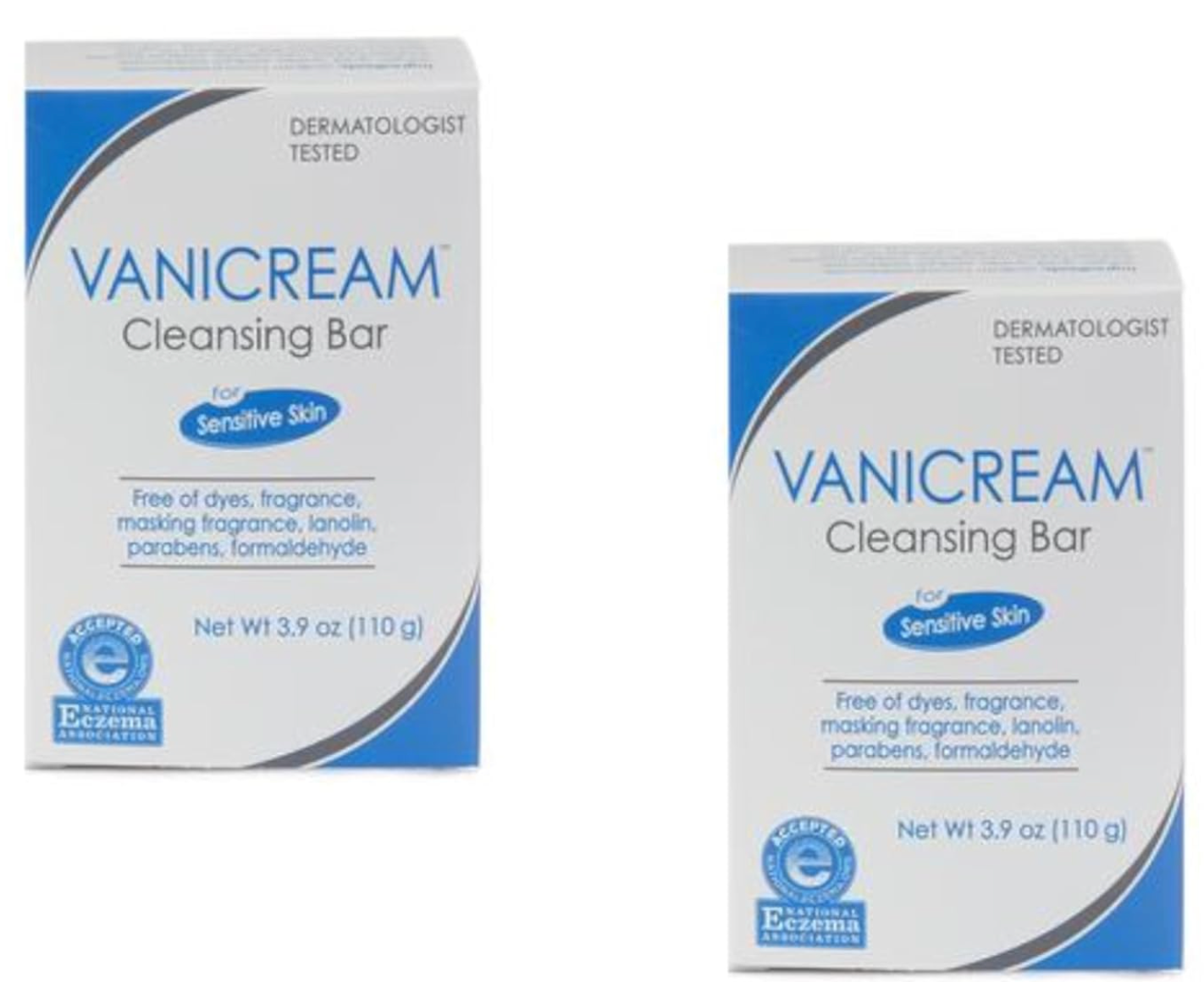Vanicream Cleansing Bar , Fragrance, Gluten and Sulfate Free , For Sensitive Skin , Gently Cleanses and Moisturizes ,3.9 Ounce 2pack