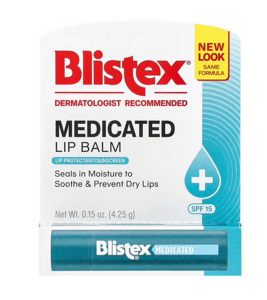 Blistex, Medicated Lip Balm, Lip Protectant/Sunscreen, SPF 15, 0.15 oz (4.25 g)