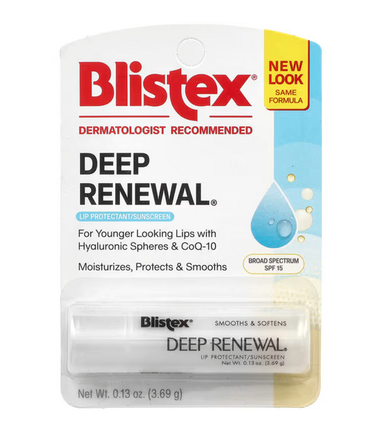 Blistex, Deep Renewal Lip Protectant/Sunscreen, SPF 15, 0.13 oz (3.69 g)