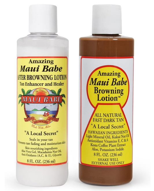 Maui Babe Before and After Sun Pack Browning Lotion 8 oz (236ML)