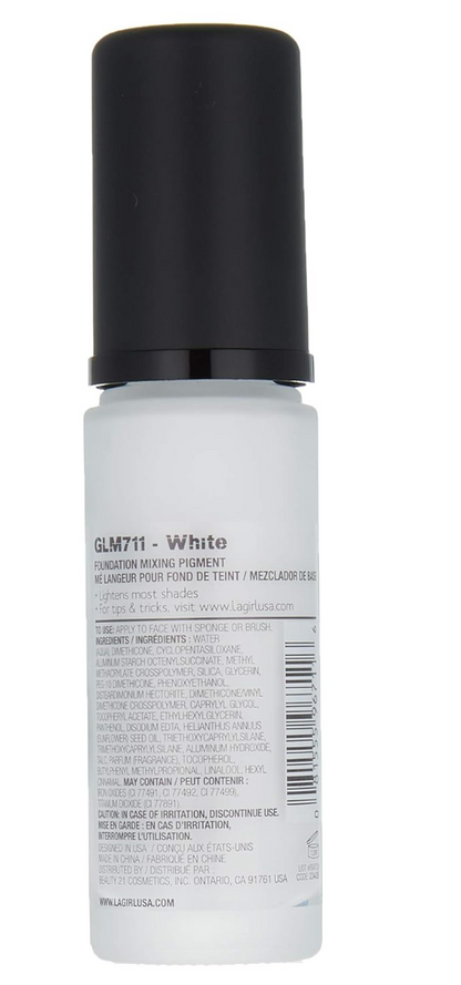 L.A. Girl PRO.color Foundation Mixing Pigment, White GLM711