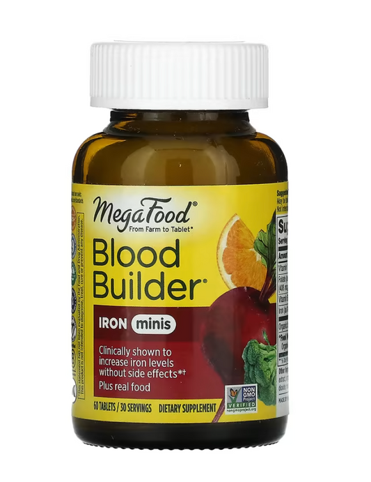 MegaFood - Blood Builder Minis Iron Supplement - 60 Tablets