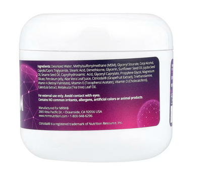 MRM Nutrition, MSM Cream, 4 oz (113 g)