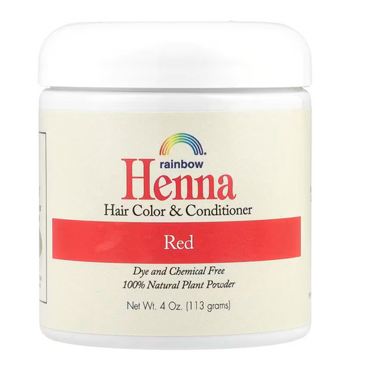 Rainbow Research, Henna, Hair Color and Conditioner, Red, 4 oz (113 g)