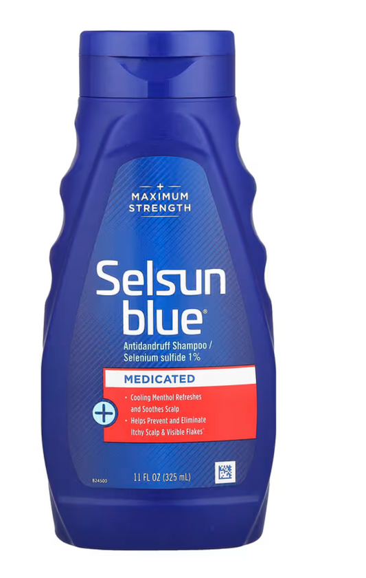 Selsun Blue, Antidandruff Shampoo, Medicated, 11 fl oz (325 ml)