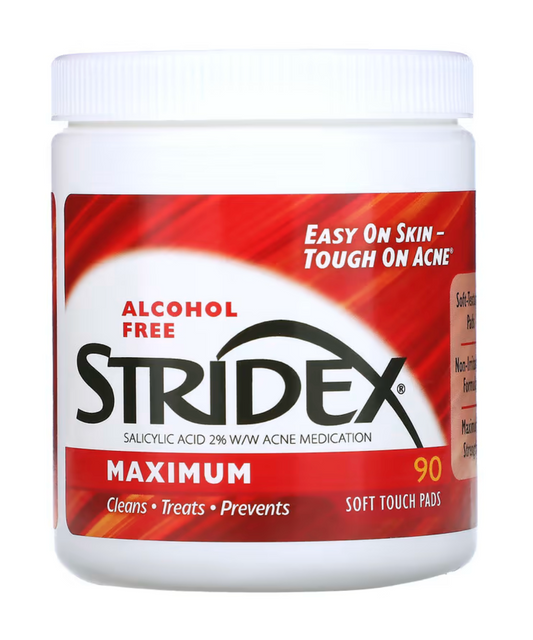 Stridex, Single-Step Acne Control, Maximum, 90 Soft Touch Pads