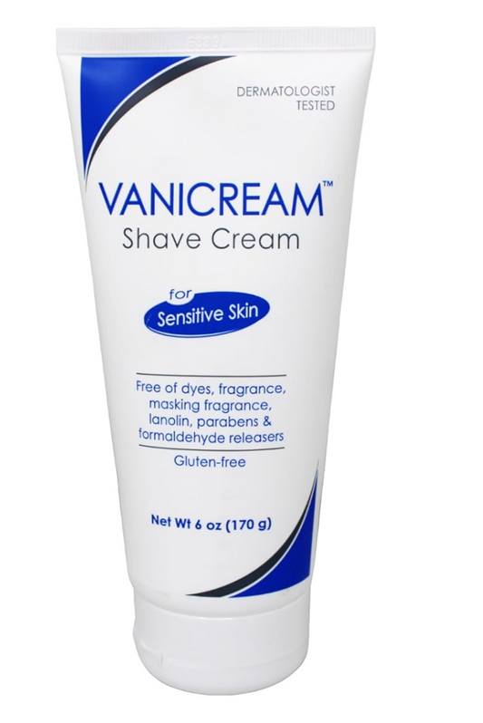 Vanicream Shave Cream ,Fragrance, and Gluten Free , For Sensitive Skin , 6 Ounce