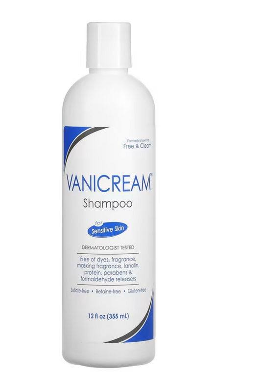Vanicream, Shampoo For Sensitive Skin, 12 fl oz (355 ml)