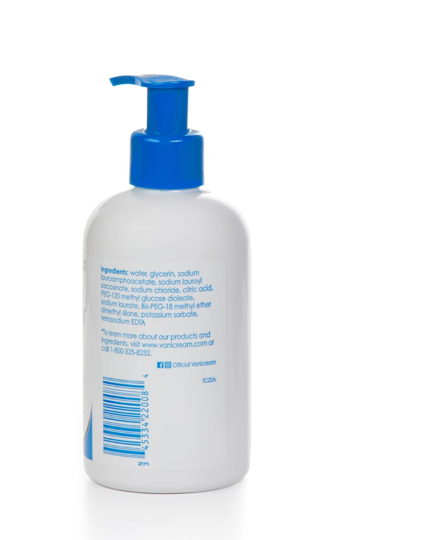 Vanicream Free & Clear Liquid Cleanser 8 OZ
