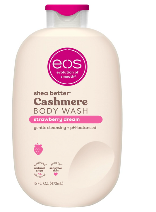 Eos Cashmere Body Wash Strawberry Dreams 16 fl oz | UK Seller