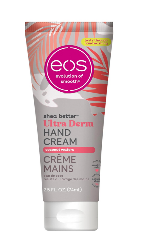 EOS Shea Better Hand Cream, Coconut, Instant Hydration + Lasting Protection, 2.5 oz