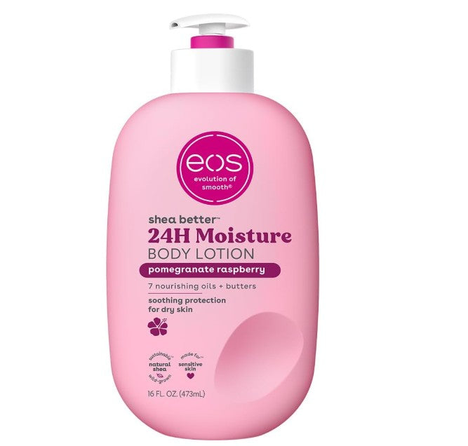 eos Shea Better Body Lotion Pomegranate Raspberry 16 fl oz