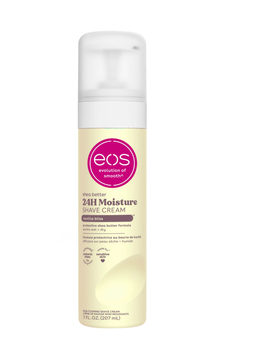 eos Shea Better Women's Shave Cream- Vanilla Bliss, Shea Butter Skin Care, Shaving Cream for Women, 7 fl oz
