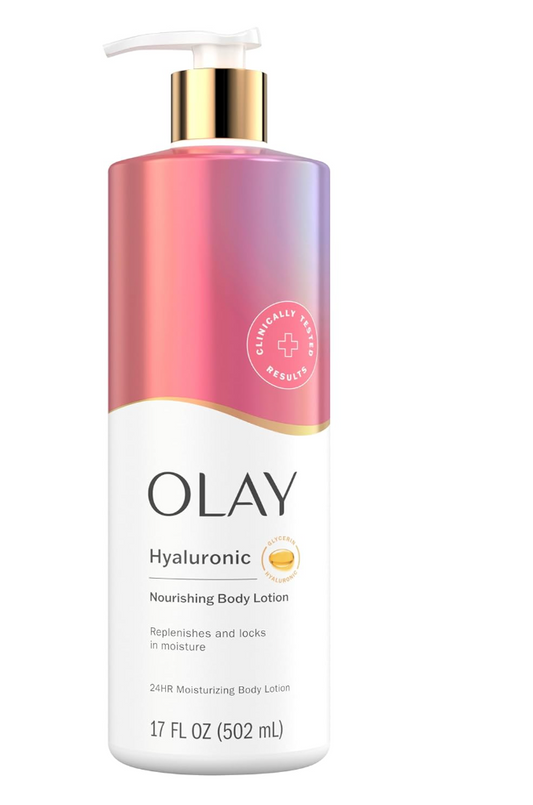Olay Body Lotion with Hyaluronic Acid, 24hr Moisture, Fast Absorbing, 502ml