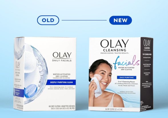 Olay Daily Facials Deep Clean Face Wipes 66 Count Normal to Oily Skin