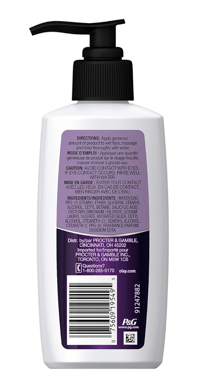 Olay Age Defying Classic Facial Cleanser 200ml Anti-Aging Cream Wash – Hydrating & Gentle