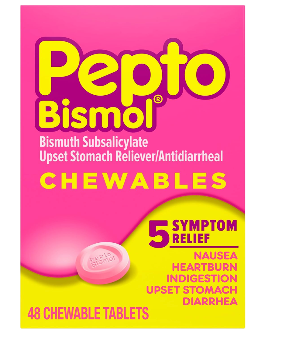 Pepto-Bismol Chewable Tablets 48 Count