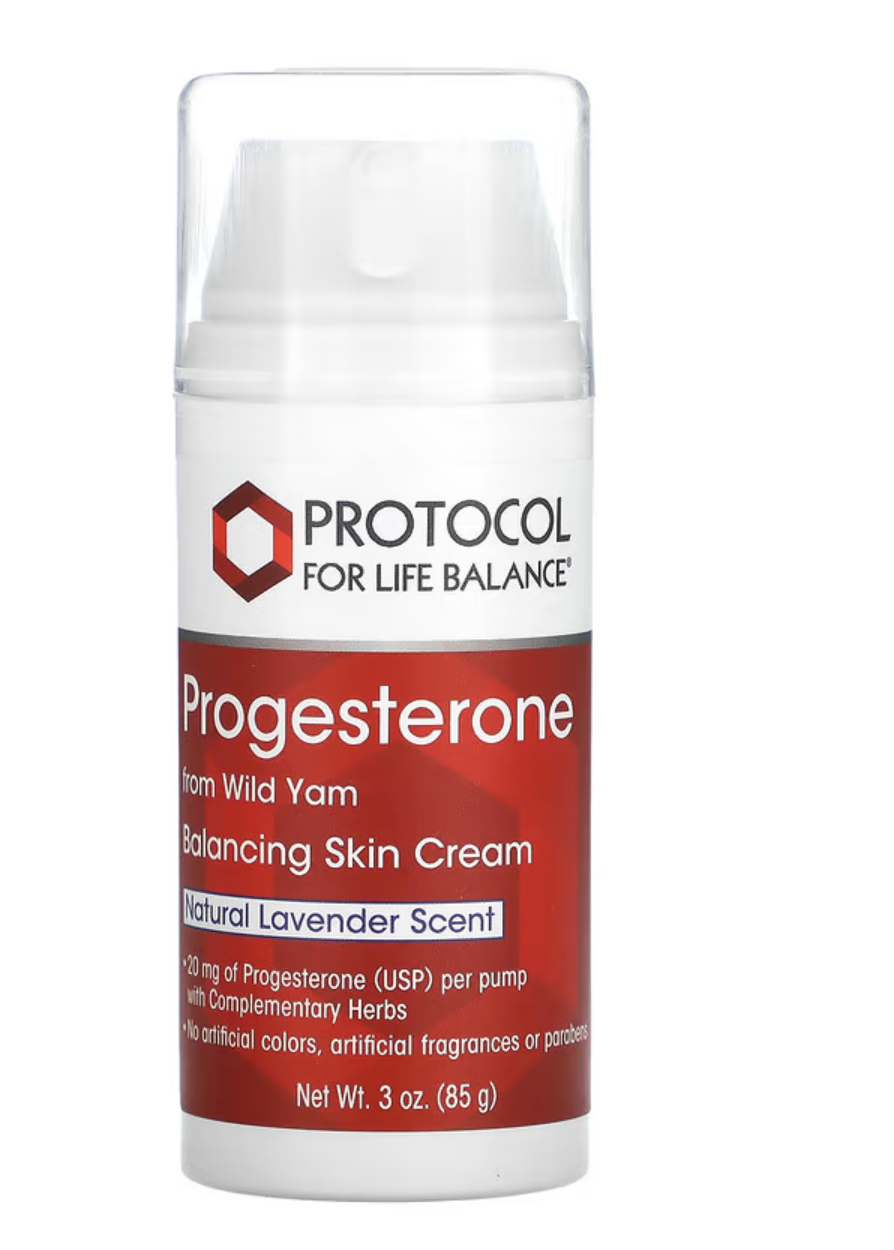 Protocol for Life Balance Progesterone Cream Wild Yam Lavender 3oz