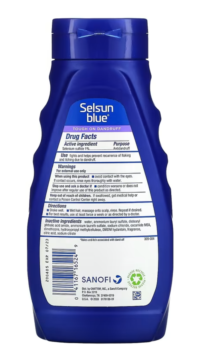 Selsun Blue, Antidandruff Shampoo & Conditioner, 11 fl oz (325 ml)