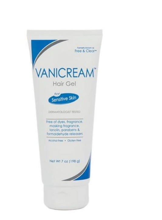 Vanicream Free & Clear Hair Styling Gel for sensitive skin - fragrance free - 7 ounce