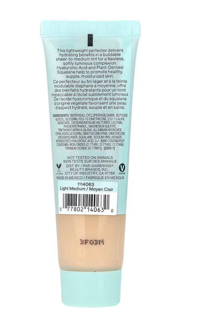 wet n wild, Barefocus, Tinted Hydrator, Light Medium, 0.91 fl oz (27 ml)